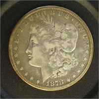 US Coins 1878-CC Morgan Silver Dollar, circulated