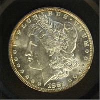 US Coins 1881-O Morgan Silver Dollar, BU