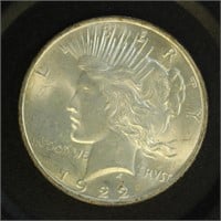 US Coins 1922 Peace Dollar, circulated