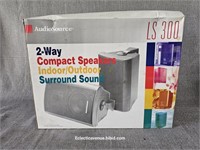 Audio Source Vintage 2 way indoor/ outdoor speaker