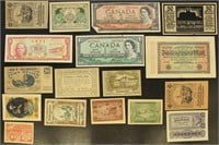 Worldwide Paper Money small group of mostly German