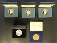 US Coins, group of 4 Silver Bicentennial Medals, p