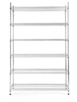 Style Selections - 6 Tier Metal Shelving Unit (