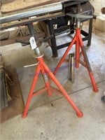 2 RIDGID ROLLING TABLE SAW STANDS
