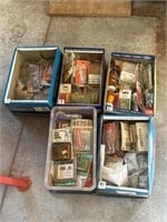 5 BOXES OF ASSORTED SCREWS