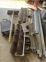 CONCRETE FINISHING TOOLS, POLE EXTENSIONS,
