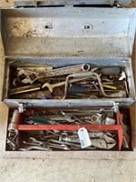 2 TOOLBOXES--ONE FULL OF TOOLS, ONE W/ SKIL