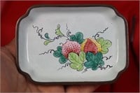 A Chinese Enamel Tray