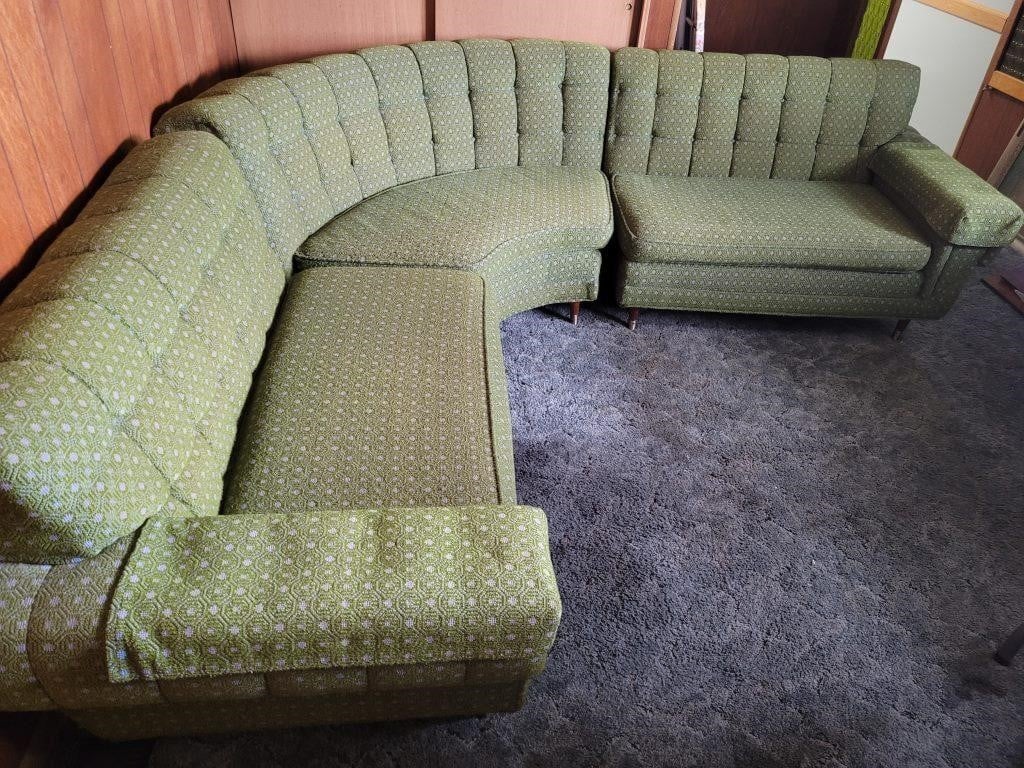Mid-century sectional