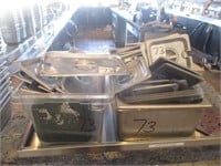 LARGE ASSORTMENT OF S/S PAN COVERS