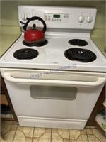 GE ELECTRIC STOVE, BRING HELP TO LOAD