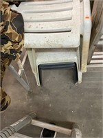Plastic Foot Stool and Tables