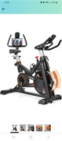 WENOKER Magnetic Exercise Bike  Black-orange