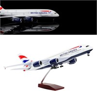 18 Diecast British Airways A380 with LED