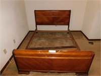 Vintage Art Deco Waterfall Full Size Bed