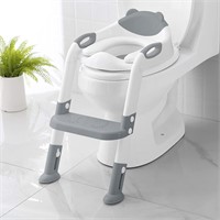 Training Toilet for Kids  Anti-Slip  Grey