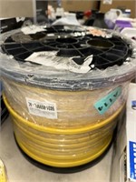LARGE SPOOL OF YELLOW WIRE