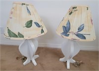 L - PAIR OF MATCHING TABLE LAMPS (N24)