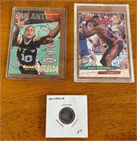 L - COLLECTIBLE COIN & BASKETBALL CARDS (F30)