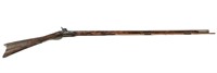 antique American long rifle w Joseph Golcher lock