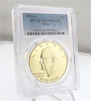 1976-S Silver Eisenhower Dollar PCGS PR69DCAM