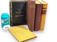Vintage Antique Laws & History Book Lot