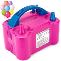 Electric Air Pump for Balloon Inflating (Pink)