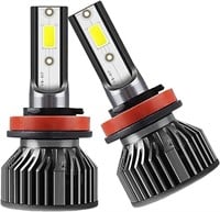 Sodcay 2 PCS H8/H9/H11 LED Headlight Bulbs, 6000LM