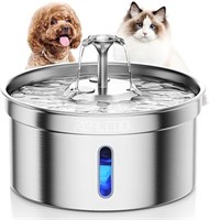 Cat Water Fountain Stainless Steel 4L/132oz,Large