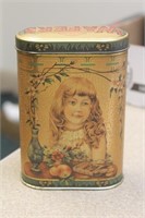 Home Made Ginger Wafers Tin Can