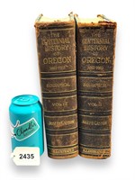 Antique 1912 Centennial History OREGON Books