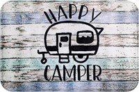 Syhonic 16x24 inches Happy Camper Non-Slip Doormat