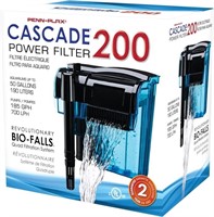 Penn-Plax Cascade 200 Power Filter – Hang-On Filte