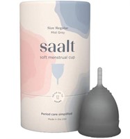 Saalt Soft Menstrual Cup - Mist Grey