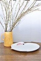 Fitz and Floyd  Ceramic Turkey Platter with E