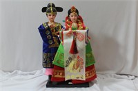 Japanese Handpainted Silk Dolls