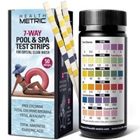 Health Metric 7-Way Pool and Spa Test Strips for H