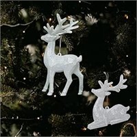 White Decorative Reindeer, Hanging Reindeer