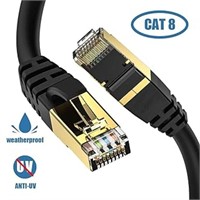 CAT8 Ethernet Cable 20ft (6.1 Meters), Shielded