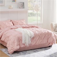 Bedsure Pink Comforter Set 82X86 US - Bed in a