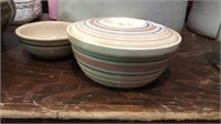 McCoy pottery bowl & dish