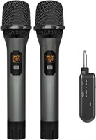 VeGue Wireless Microphone, UHF Cordless Dual