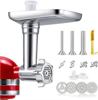 KITOART Stainless Steel Meat Grinder Attachments
