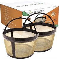 BRENSTEN 4 Cup Reusable Filter Basket With Closed