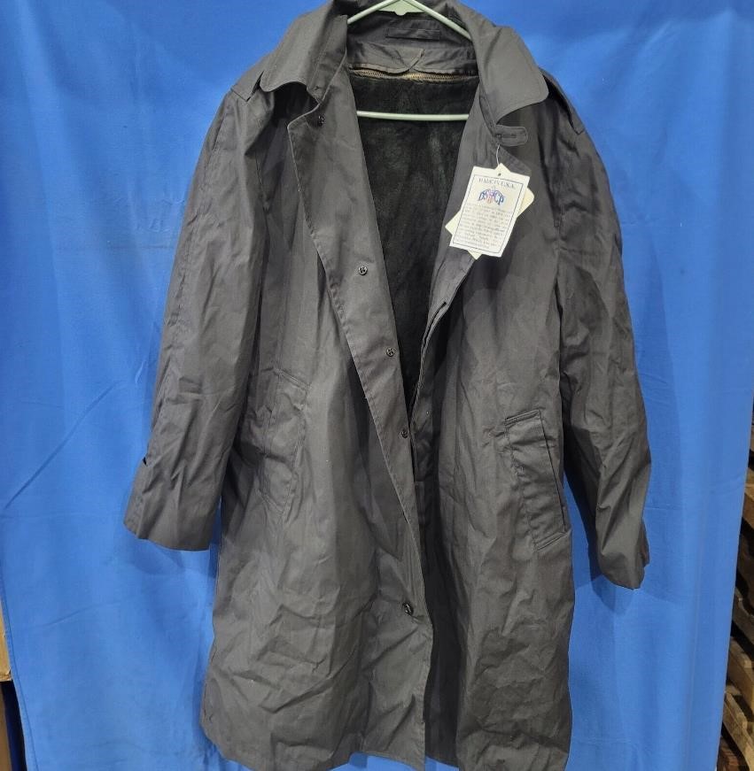 Raincoat Men's Black w/ Removable Liner