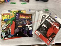 Comic Book Sleeves, Backboard, 3 Comics