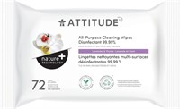 2 Packs Of ATTITUDE All-Purpose Cleaning Wipes Dis