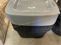 10 ct Homz 10 gal storage containers