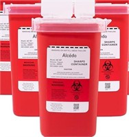 3 Packs Of Alcedo Sharps Container For Home Use An