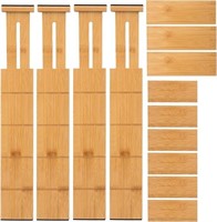 Drawer Dividers Pack of 4 Expandable Dresser Drawe